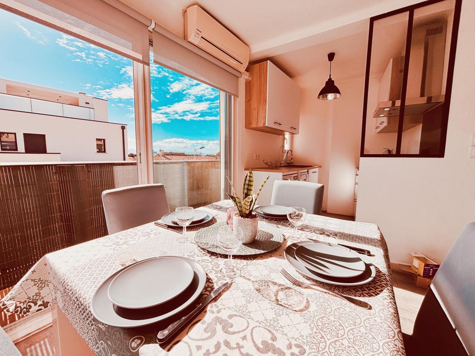 T3 Paisible Tres Proche Plage Canet-en-Roussillon Exterior photo